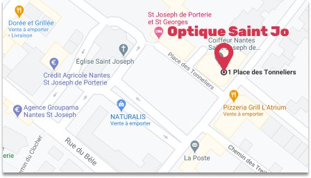 retrouvez votre boutique d'optique indépendant de saint joseph de porterie à Nantes